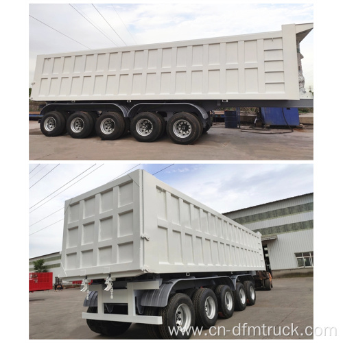 Tipper dump semi-trailers 5 axle truck